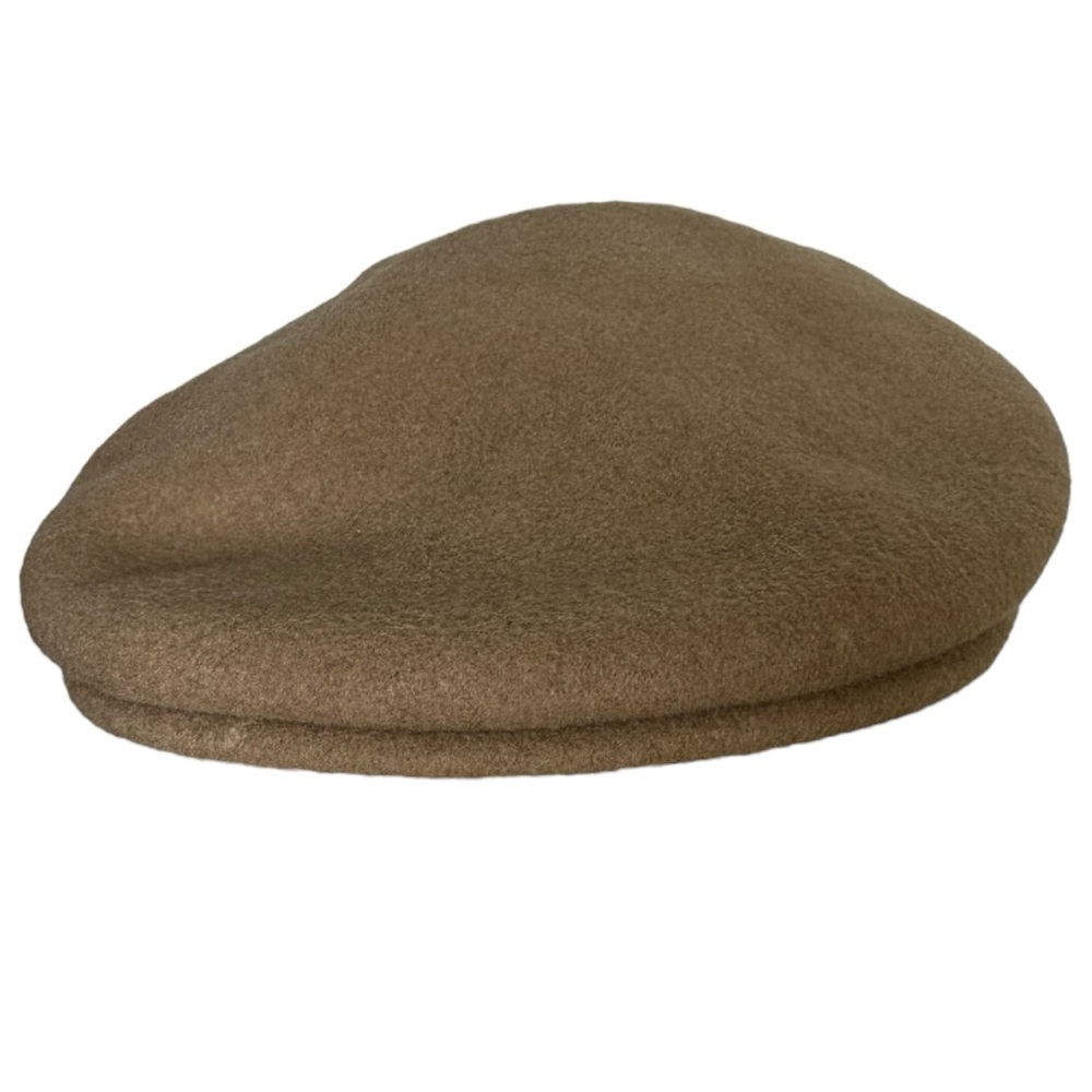 Kangol 100%‎ Pure Virgin Wool Brown News Boy Hat